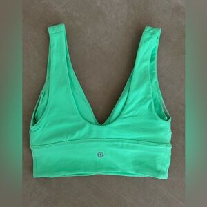 Lululemon Align v neck bra Pistachio